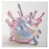 Bursting Porcelain Lava Fliese (Vorderseite)