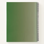 Bursting Seedpod Notebook Notizblock (Rückseite)