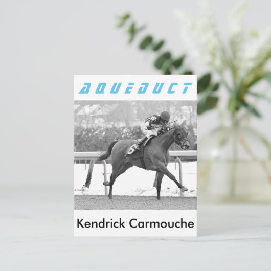 Burt & Kendrick Carmouche Postkarte (Stehend Vorderseite)