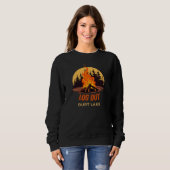 Burt Lake Michigan Lagerfeuer Sweatshirt (Vorne ganz)