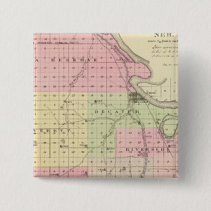 Burt Landkreis, Nebraska Button