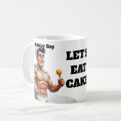 BURTHDAY BOY Lustiges Geschenkbüro Kaffeetasse (Vorderseite Links)