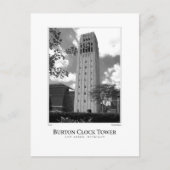 Burton Clock Tower Postkarte (Vorderseite)