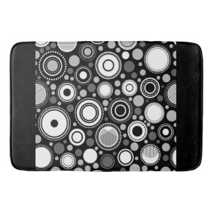 Burton Family Collection Black Gray White Badematte