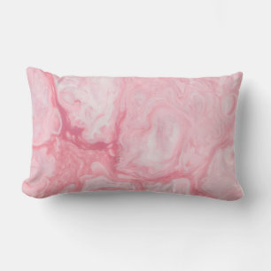 Burton Family Collection Rosa Marmor Lendenkissen