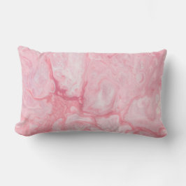 Burton Family Collection Rosa Marmor Lendenkissen