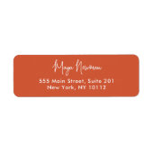 BURTORANGE-SIGNATURMONOGRAMM (Vorne)