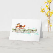 Burt's Grußkarte Karte (Gelbe Blume)