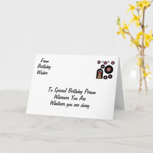 BURTSTAG KARTE (Gelbe Blume)