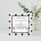 BURTSTAGSPARTEEINLADUNG EINLADUNG (Stehend Vorderseite)