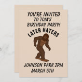 BURTSTAGSPARTEIEN - KUSTOM-EINLADUNGEN EINLADUNG (Vorne/Hinten)