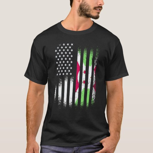 Burundi American Patriot Grown Country USA Flags S T-Shirt (Vorderseite)