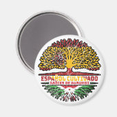 Burundi Burundian Spanisch Tree Roots Flag Magnet (Vorderseite/Rückseite)