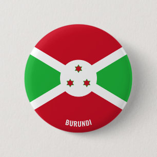 Burundi Flag Charming Patriotic Button