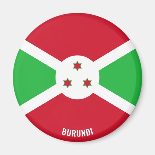 Burundi Flag Charming Patriotic Magnet (Vorne)
