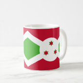 Burundi Flag Keramik Tasse (VorderseiteRechts)