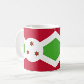 Burundi Flag Keramik Tasse (Vorderseite Links)