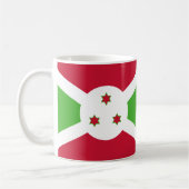 Burundi Flag Keramik Tasse (Links)