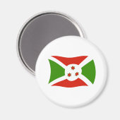 Burundi Flag Magnet (Vorderseite/Rückseite)