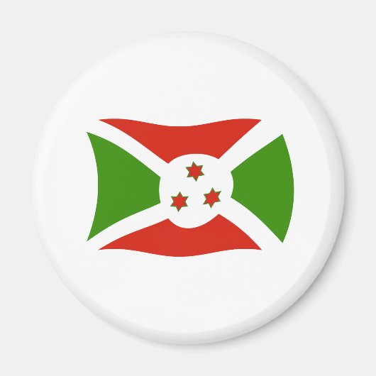 Burundi Flag Magnet (Vorne)