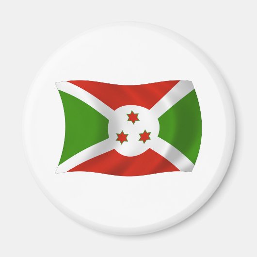 Burundi Flag Magnet (Vorne)