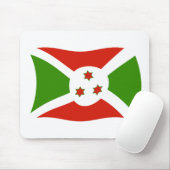 Burundi Flag Mousepad (Mit Mouse)