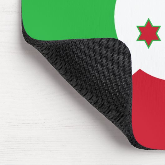 Burundi Flag Mousepad (Ecke)