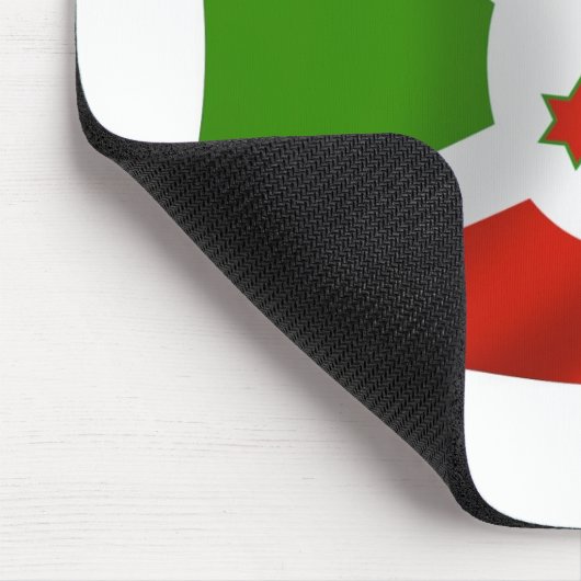 Burundi Flag Mousepad (Ecke)