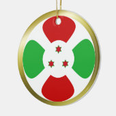 Burundi Flag Ornament (Links)