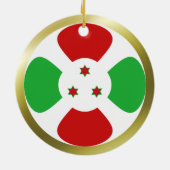 Burundi Flag Ornament (Hinten)