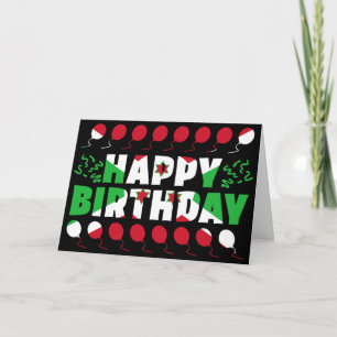 Burundi Flag Patriotic Geburtstag Karte
