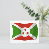 Burundi Flag Postkarte (Stehend Vorderseite)