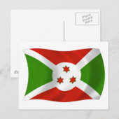 Burundi Flag Postkarte (Vorne/Hinten)