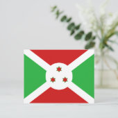 Burundi Flag Postkarte (Stehend Vorderseite)