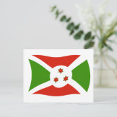 Burundi Flag Postkarte (Stehend Vorderseite)
