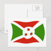 Burundi Flag Postkarte (Vorne/Hinten)