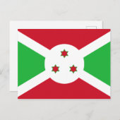 Burundi Flag Postkarte (Vorne/Hinten)