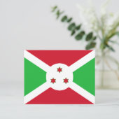Burundi Flag Postkarte (Stehend Vorderseite)