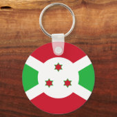 Burundi Flag Schlüsselanhänger (Vorderseite)