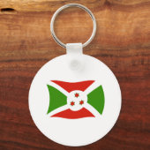 Burundi Flag Schlüsselanhänger (Vorderseite)