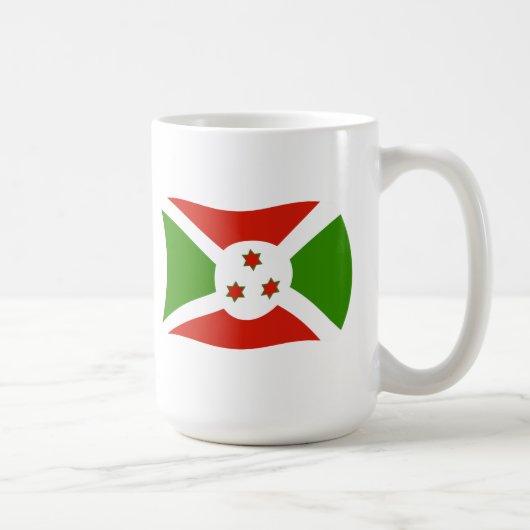 Burundi Flag Tasse (Rechts)