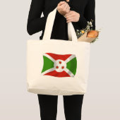 Burundi Flag Tote Bag Jumbo Stoffbeutel (Vorderseite (Produkt))