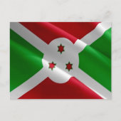 Burundi - Flag Wave - Postkarte (Vorderseite)