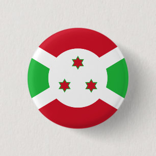Burundi-Flagge Button
