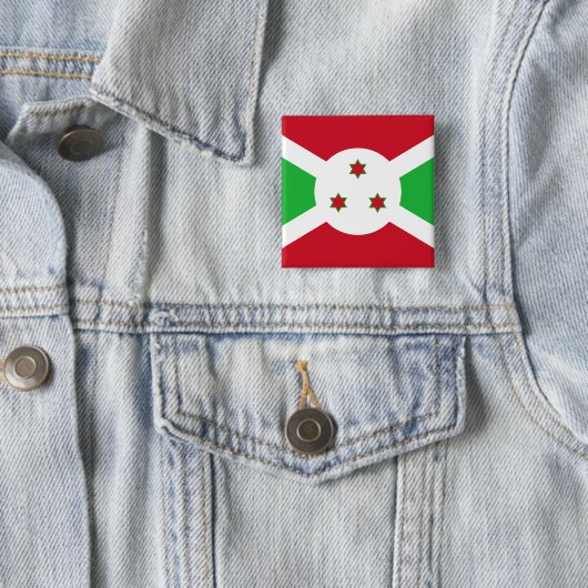 Burundi-Flagge Button (Beispiel)