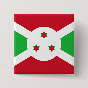 Burundi-Flagge Button