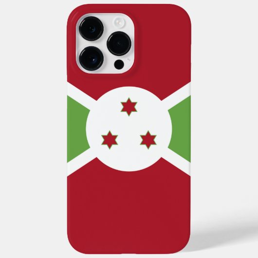 Burundi-Flagge Case-Mate iPhone Hülle (Rückseite)