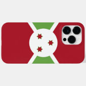 Burundi-Flagge Case-Mate iPhone Hülle (Rückseite (Horizontal))