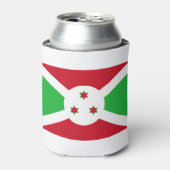 Burundi-Flagge Dosenkühler (Kanne Vorderseite)
