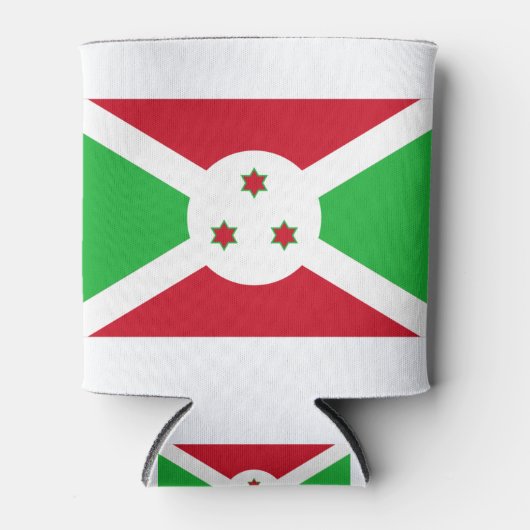 Burundi-Flagge Dosenkühler (Vorderseite)